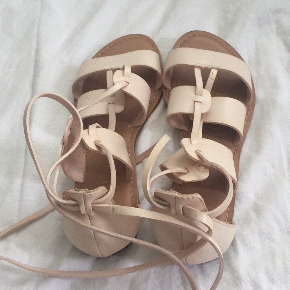 Cute Boho Lace-up Sandals